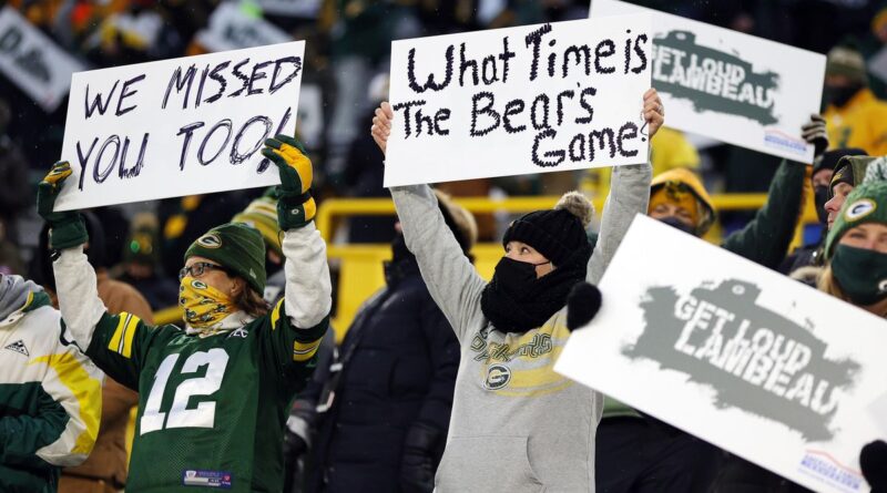 Les Packers de Green Bay ont reçu une énorme augmentation de leurs fans lors d'une victoire contre les béliers en séries éliminatoires