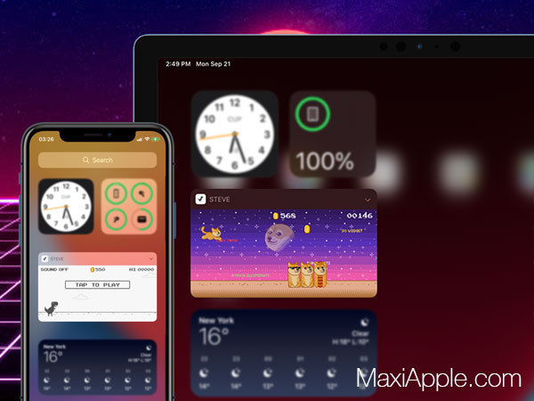 Jeu Steve Widget Jeu iPhone iPad
