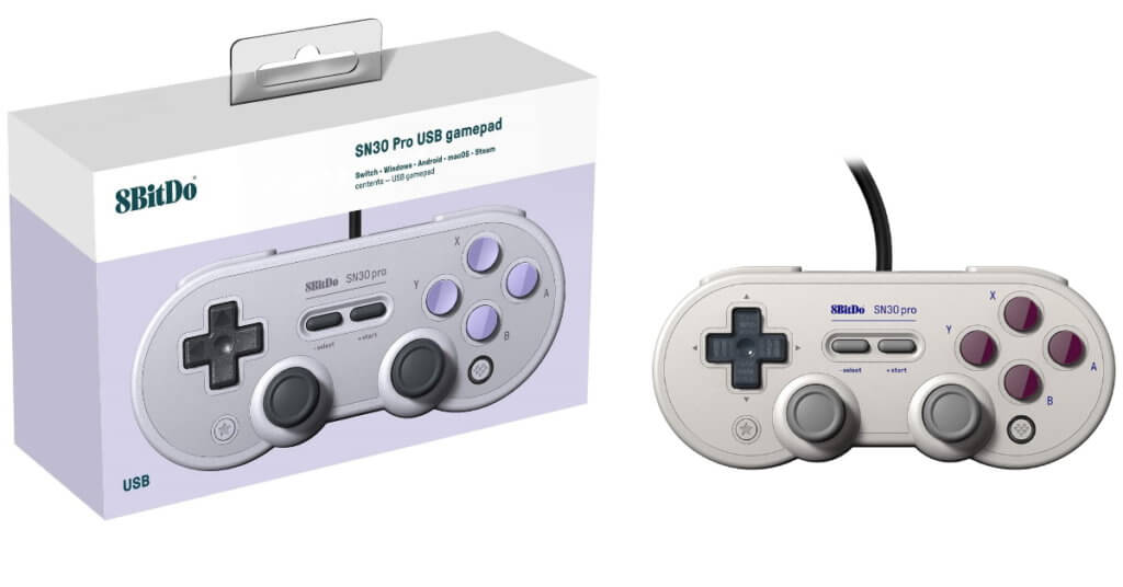 Contrôleur de jeu 8bitdo SN30