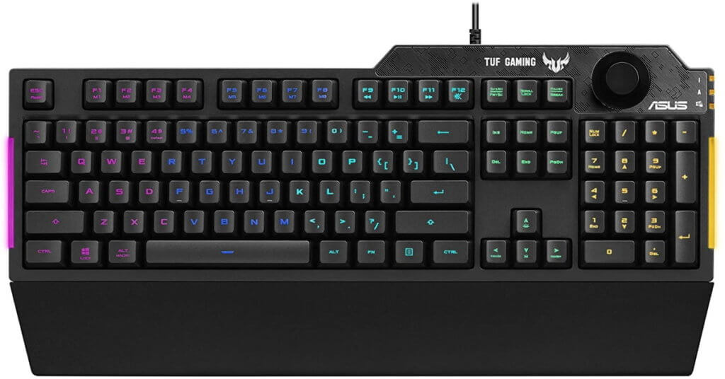 clavier de jeu mécanique asus tuf k1 à moins de 50 $