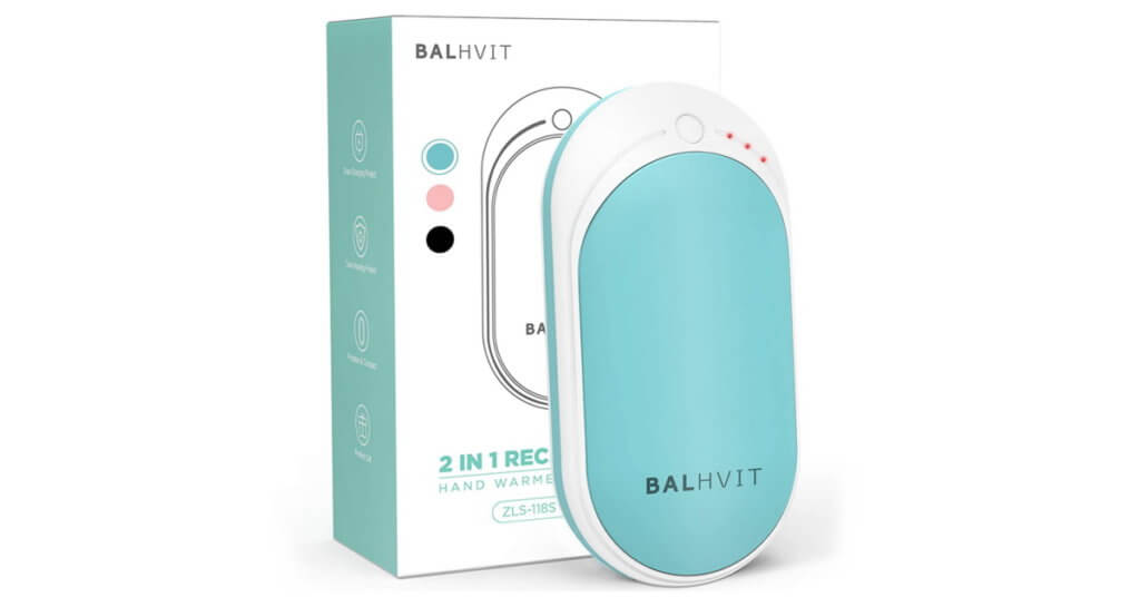 batterie externe pour chauffe-mains balhvit 2 en 1