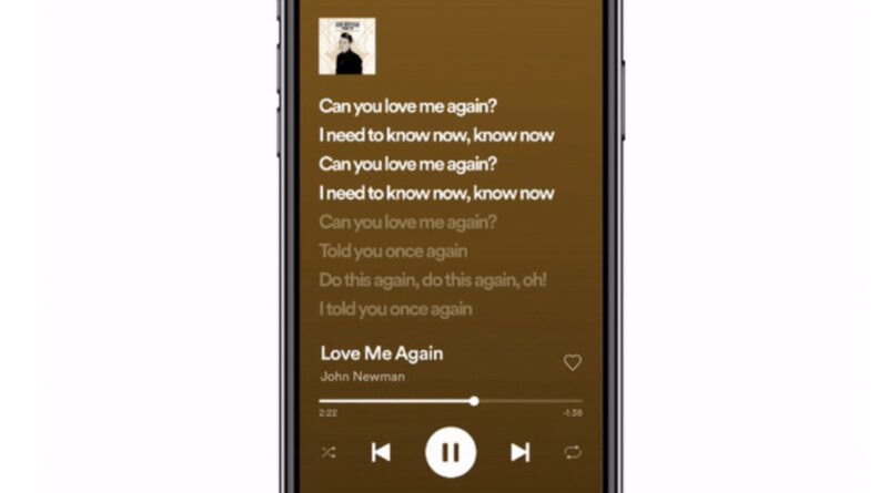 Spotify teste la fonctionnalité de paroles en direct aux États-Unis