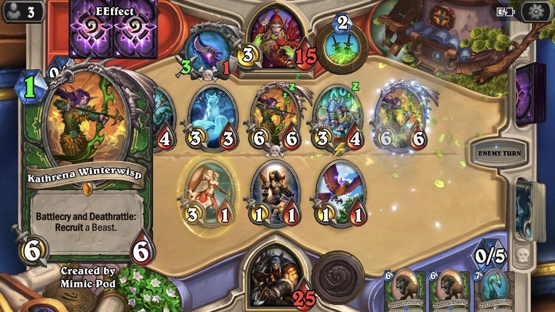 Jeu Android en ligne Hearthstone