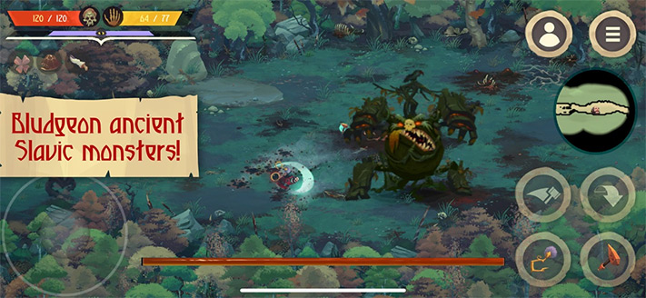Yaga The Roleplaying Folktale Apple Arcade Jeu de rôle pour iPhone, iPad et Apple TV