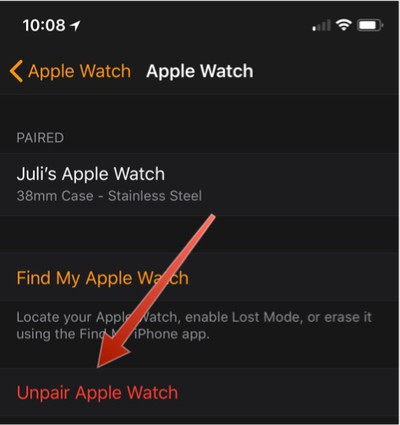 dissocierapplewatch