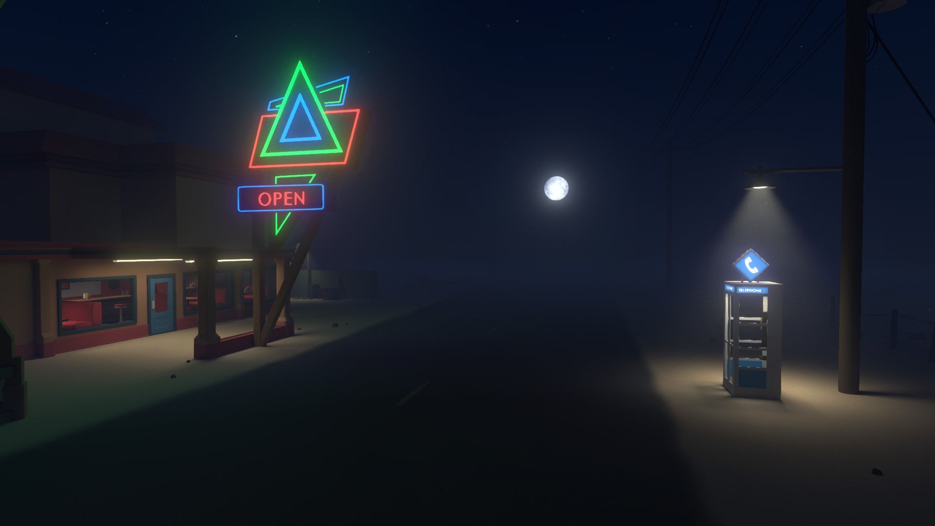 Arcade pomme décolorée Dîner au bord de la route de jeu décoloré